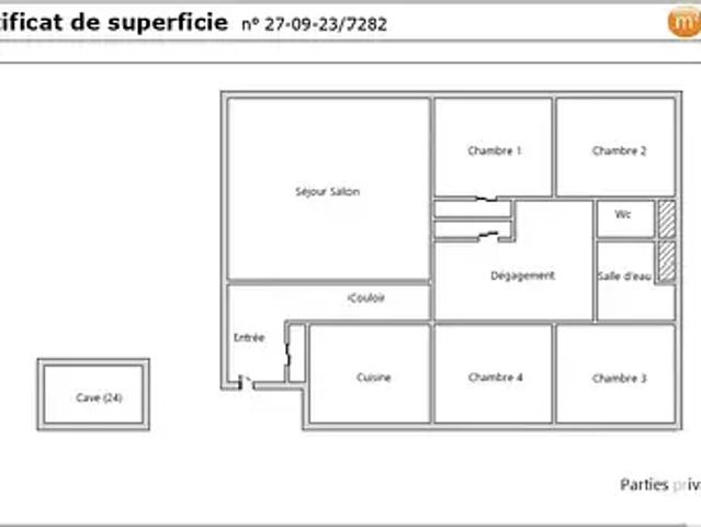 Le Mans 72000 Achat / Vente appartement 5 pièces t5