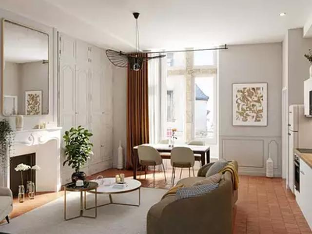 Le Mans 72000 Programme neuf appartement neuf à vendre t2 LMNP