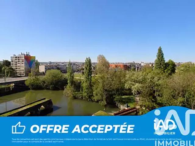 Le Mans 72100 Achat / Vente appartement 5 pièces t5 au dernier étage parking