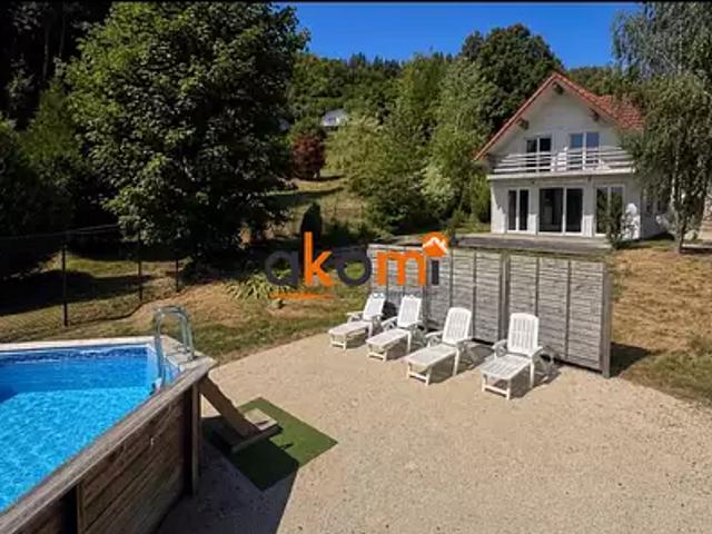 Le Ménil 88160 Achat / Vente maison 8 pièces t8 piscine terrasse