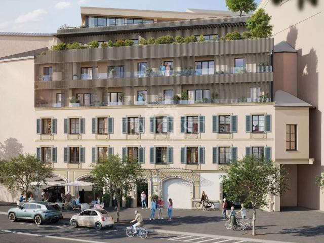 Le Mondial – Nouvelle résidence de standing au centre de Menton · Bureau de vente ouvert 1 à 4 pièces, 22 à 110 m²