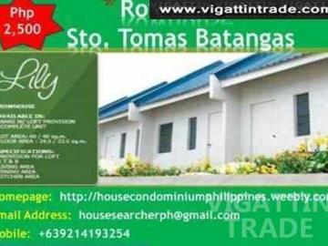 Le Moubreza Rowhouse For Sale Sto Tomas Batangas P2500