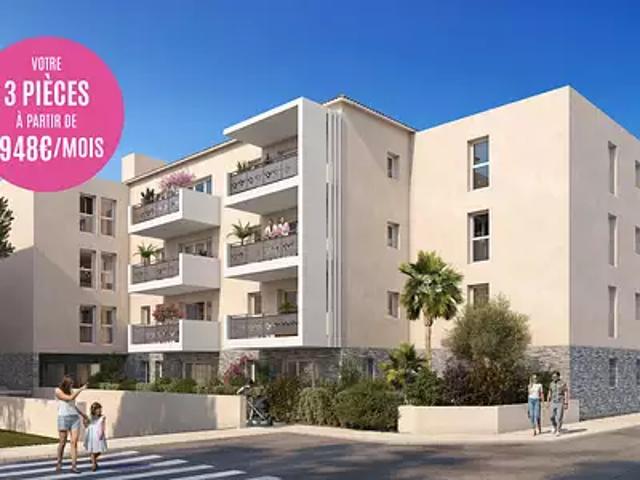 Le Muy 83490 Programme neuf appartement neuf à vendre t2