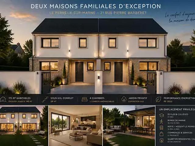 Le Perreux sur Marne 94170 Programme neuf terrain neuf à vendre