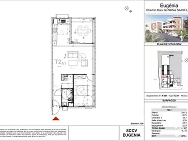 Le Piton Saint Leu 97424 Achat / Vente appartement 2 pièces t2 parking