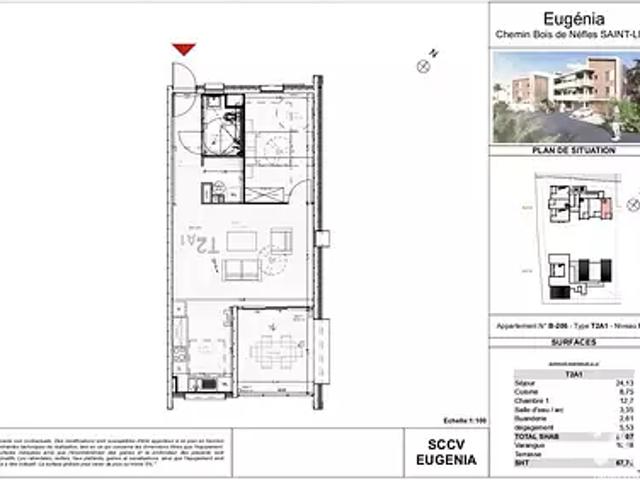 Le Piton Saint Leu 97424 Achat / Vente appartement 2 pièces t2 parking