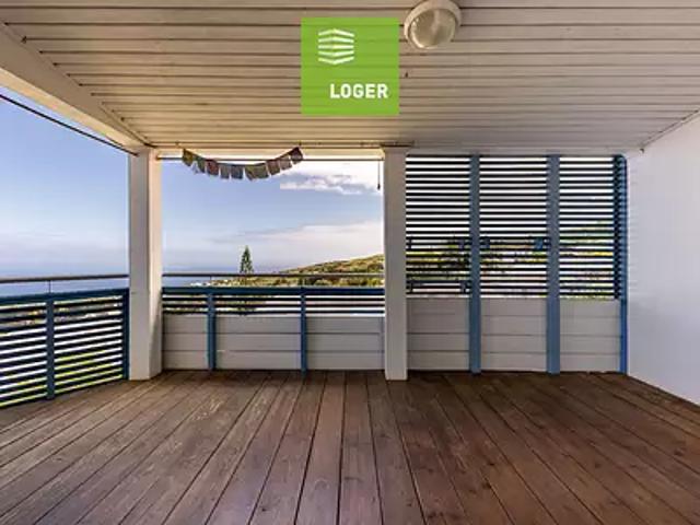 Le Piton Saint Leu 97424 Location appartement 3 pièces t3 au dernier étage parking