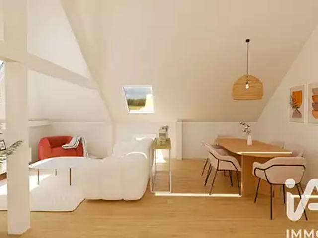 Le Plessis Belleville 60330 Achat / Vente appartement 3 pièces t3 au dernier étage parking