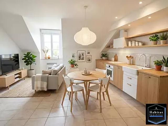 Le Plessis Belleville 60330 Achat / Vente appartement 3 pièces t3 au dernier étage parking