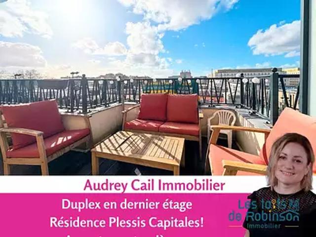 Le Plessis Robinson 92350 Achat / Vente appartement 3 pièces t3 au dernier étage terrasse