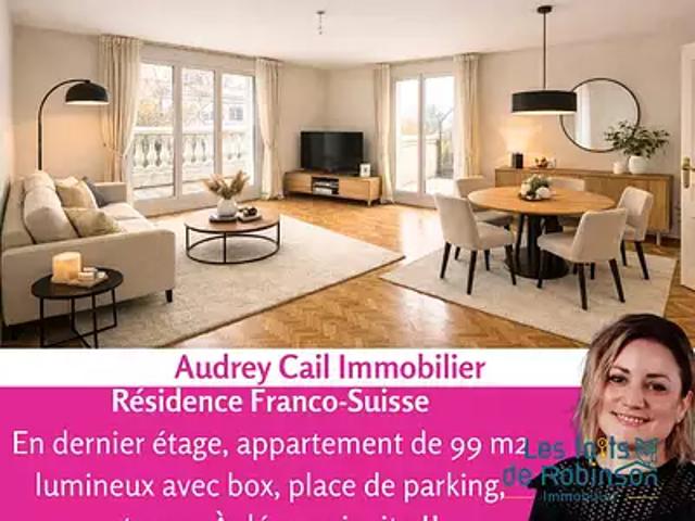 Le Plessis Robinson 92350 Achat / Vente appartement 4 pièces t4 au dernier étage terrasse