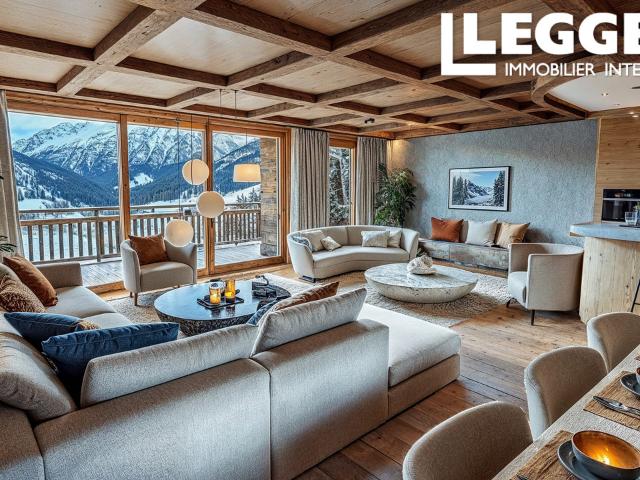 Le privilège du ski aux pieds Superbe appartement de 4 chambres avec vues panoramiques
