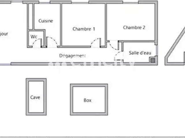Le Raincy 93340 Achat / Vente appartement 3 pièces t3 cave