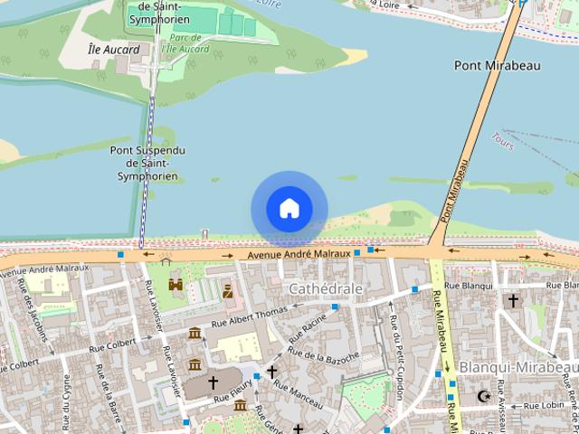 LE ROMANCIER Location Appartement tours: 18.62 m2