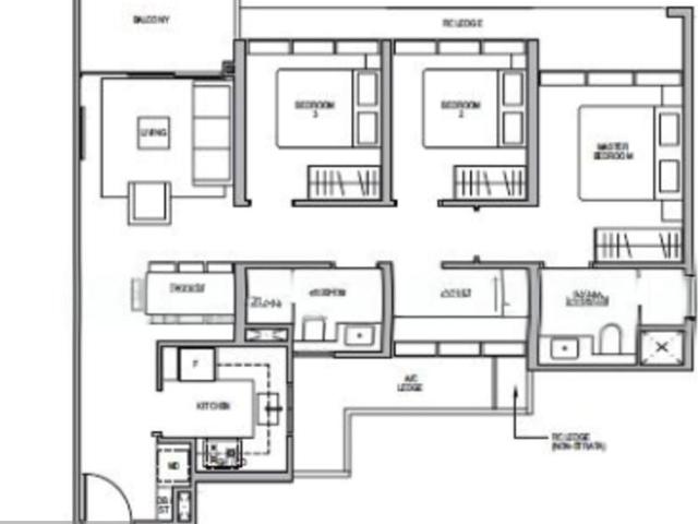 Lentor Modern D26, Apartment
