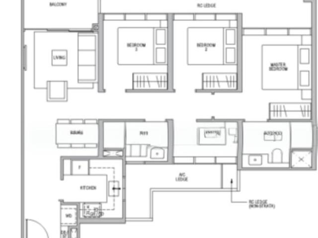 Lentor Modern D26, Apartment