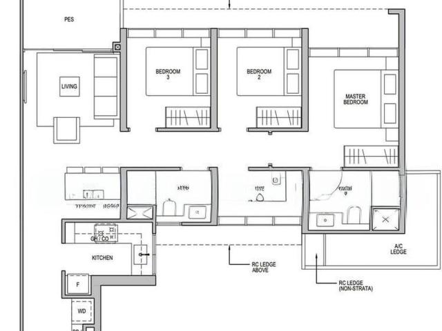 Lentor Modern D26, Apartment