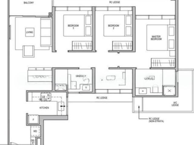 Lentor Modern D26, Apartment