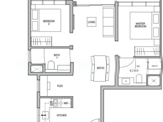 Lentor Modern D26, Apartment