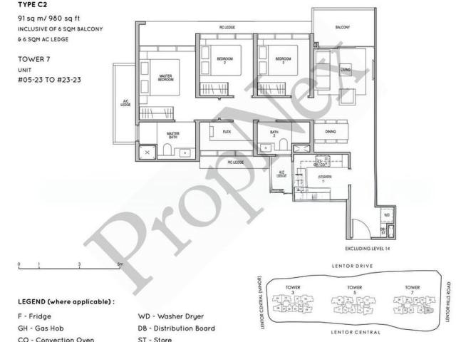 Lentor Modern D26, Apartment