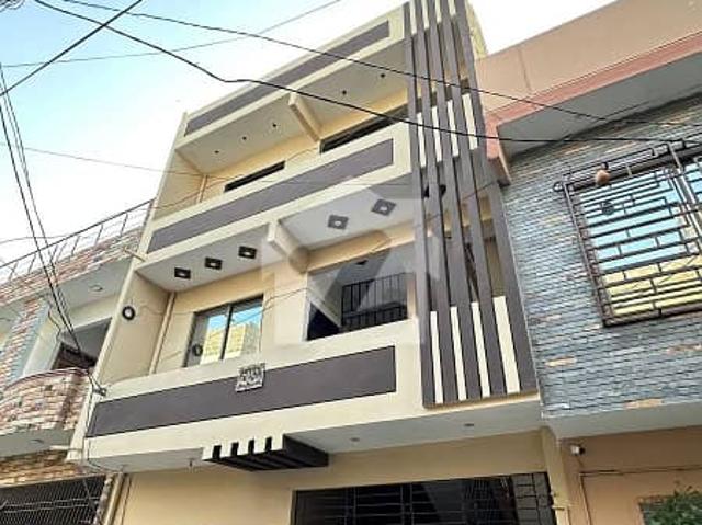 Leased Triple Storey House 6 Bedrooms Available For Sale In Petal Residency, Block 9A, Gulistan E Johar, Near Airport, Karachi