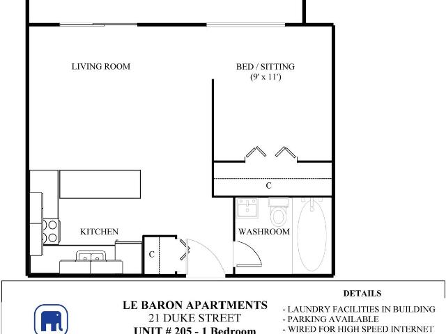 LeBaron Apartments Apartment 1 Bedroom Small [object Promise] for Rent