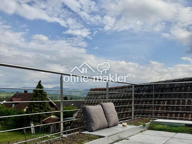 Lebe lieber ungewöhnlich Loft Penthouse Luxus Wohnung 150m2 4 Zi. Traumblick Dachterasse