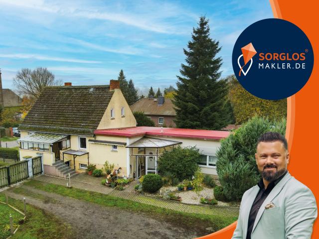 Leben auf dem Land Einfamilienhaus mit Anbau und Nebengelass !