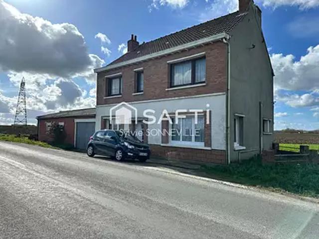 Lederzeele 59143 Achat / Vente maison 7 pièces t7