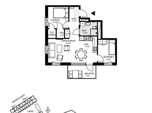 Ledig hyresrätt på Häggatan 5, Vallentuna | HomeQ