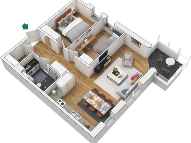 Ledig hyresrätt på Motellvägen 1B, Falkenberg | HomeQ
