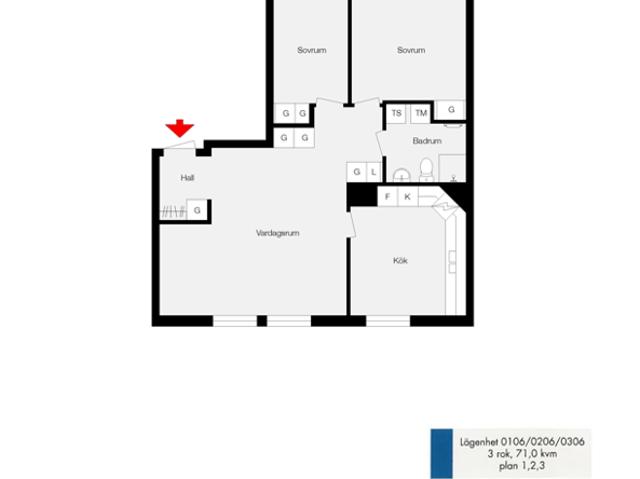 Ledig hyresrätt på Östergatan 3, Kungsbacka | HomeQ