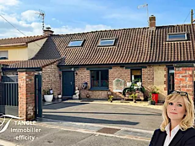Leers 59115 Achat / Vente maison 5 pièces t5 terrasse