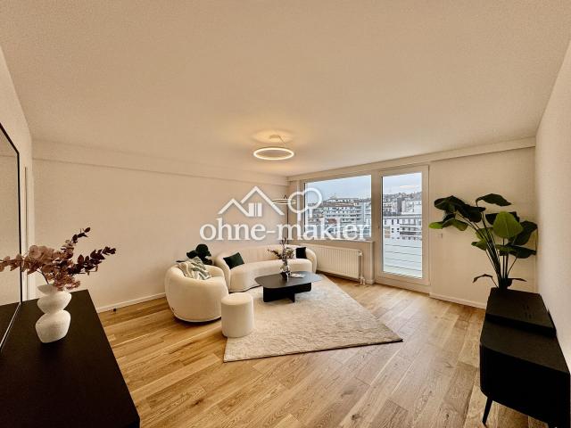Leerstehende 2 Zimmer Wohnung mit Balkon: Erstbezug nach Modernisierung im Herzen Düsseldorfs!
