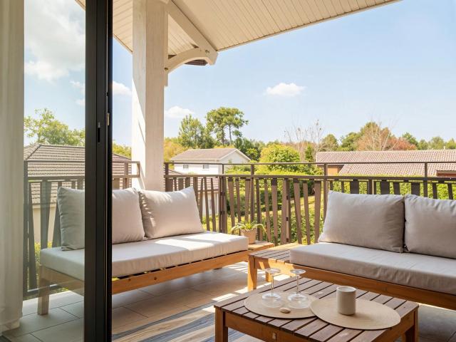 Lège Bourg, Vue Foret Appartement T2 Terrasse sur canopée