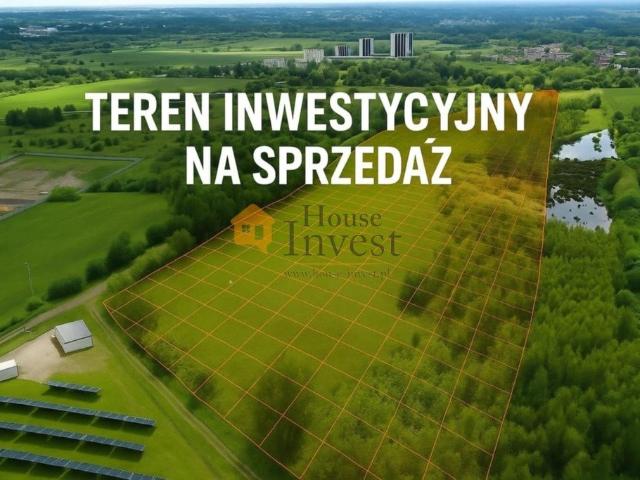 Działka inwestycyjna 56 200 m² pod przemysł i farmę fotowoltaiczną