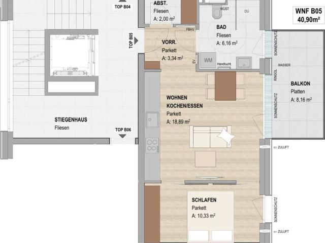 Provisionsfrei für den Erwerber Leider geil stylische 2 Zimmer Wohnung mit Frühstücksbalkon