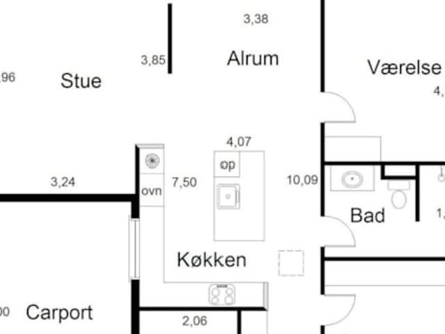 Lejebolig på 106 m2 Lodsholmvej, 9270 Klarup