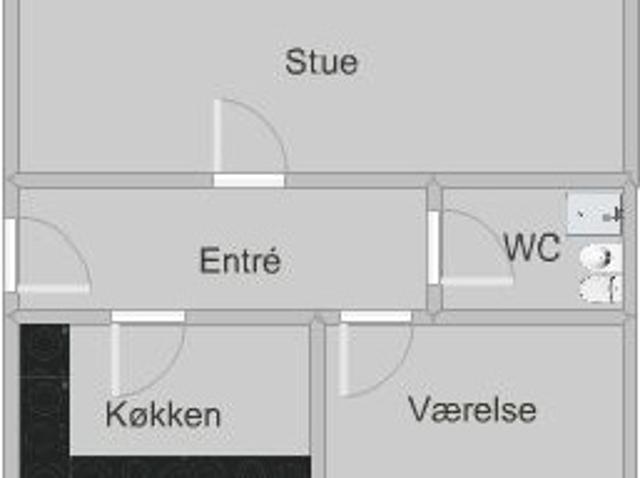 Lejlighed m. stor stue, Herning, Ringkøbing