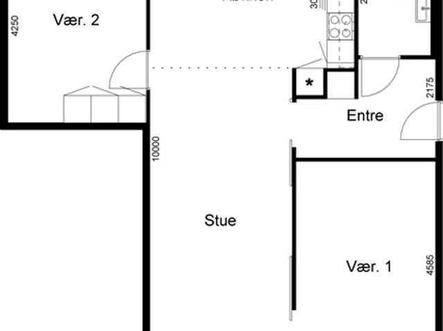 Lejlighed på Østre Kanalgade i Aalborg