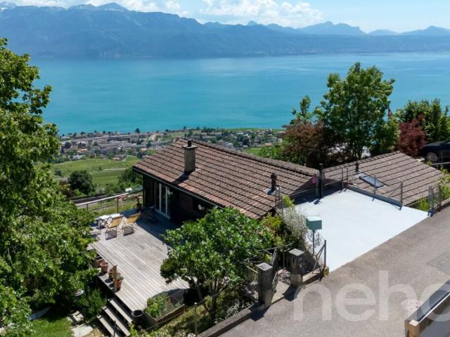 L'élégance d'un chalet entre lac, vignes et montagnes