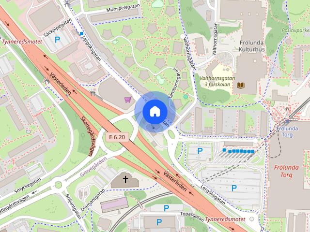 Lergöksgatan, Västra Frölunda
