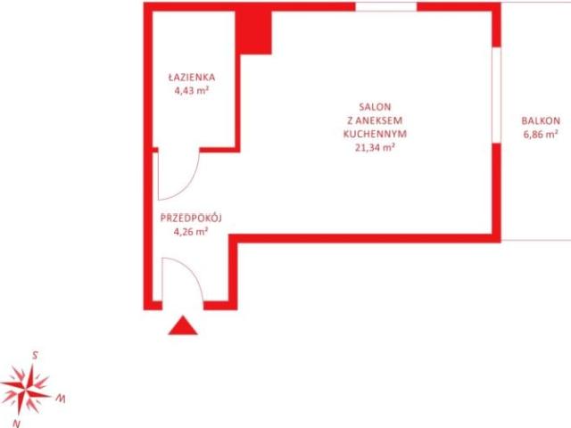 Leszczyńskich 30,13 m², Gdańsk