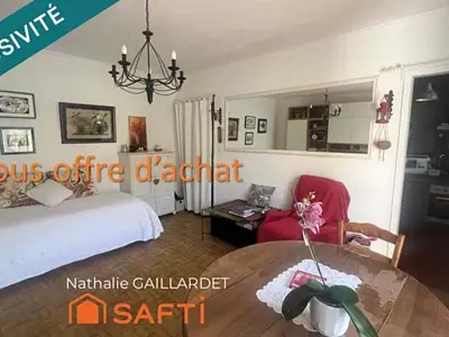 Les Angles 30133 Achat / Vente appartement 1 pièce t1 balcon parking