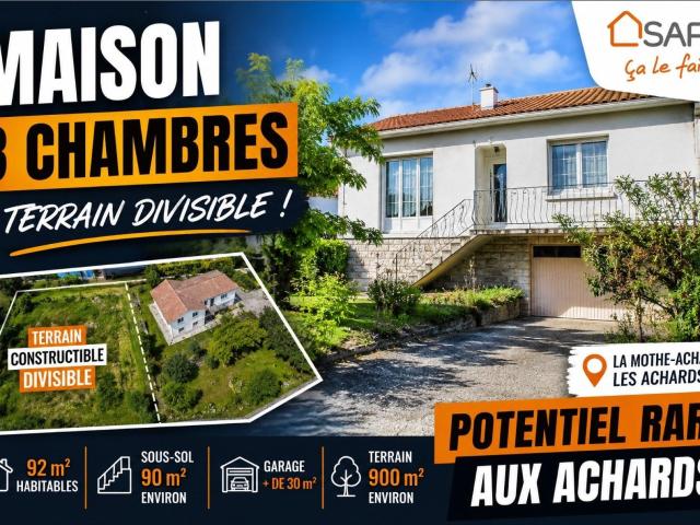Les Achards Vente Maison 85