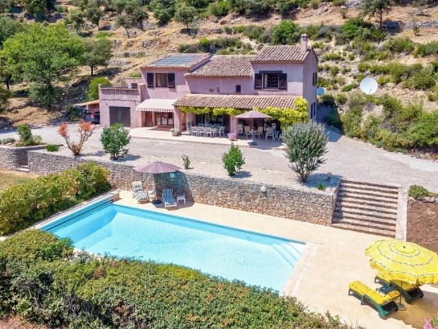 Les Arcs sur Argens Maison Familliale avec Piscine Chauffée au Calme absolu