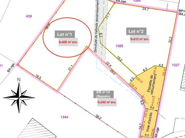 Les Avenières Vente Terrain 38