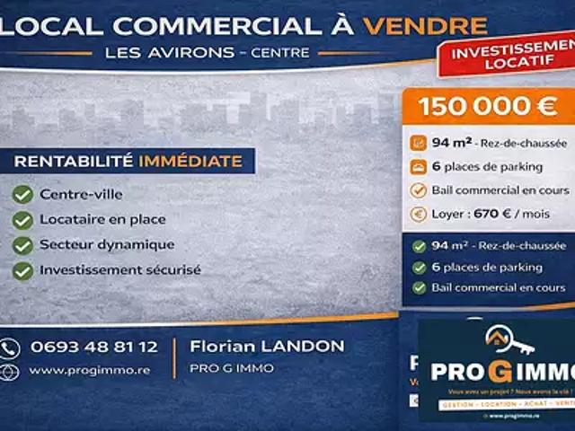 Les Avirons 97425 Achat / Vente divers parking