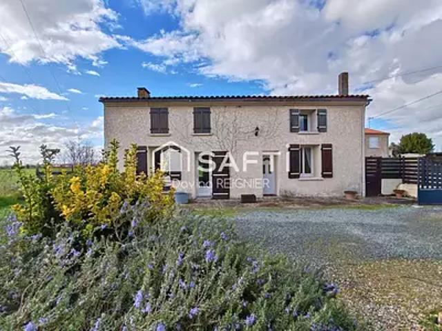 Les Gonds 17100 Achat / Vente maison 5 pièces t5 terrasse
