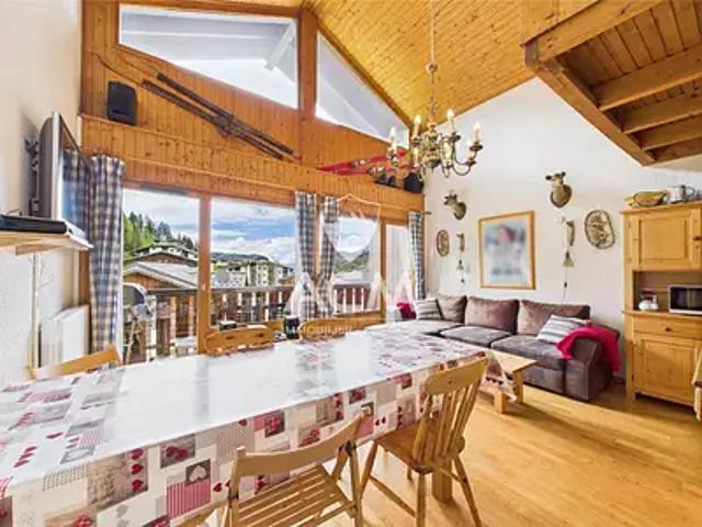Les Gets 74260 Achat / Vente appartement 5 pièces t5 au dernier étage